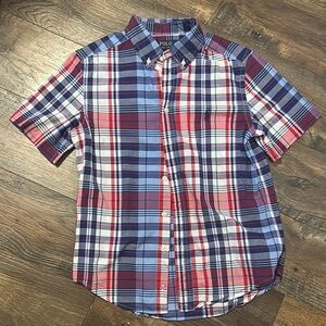 Polo by Ralph Lauren Kids Red and Blue Plaid Shirt